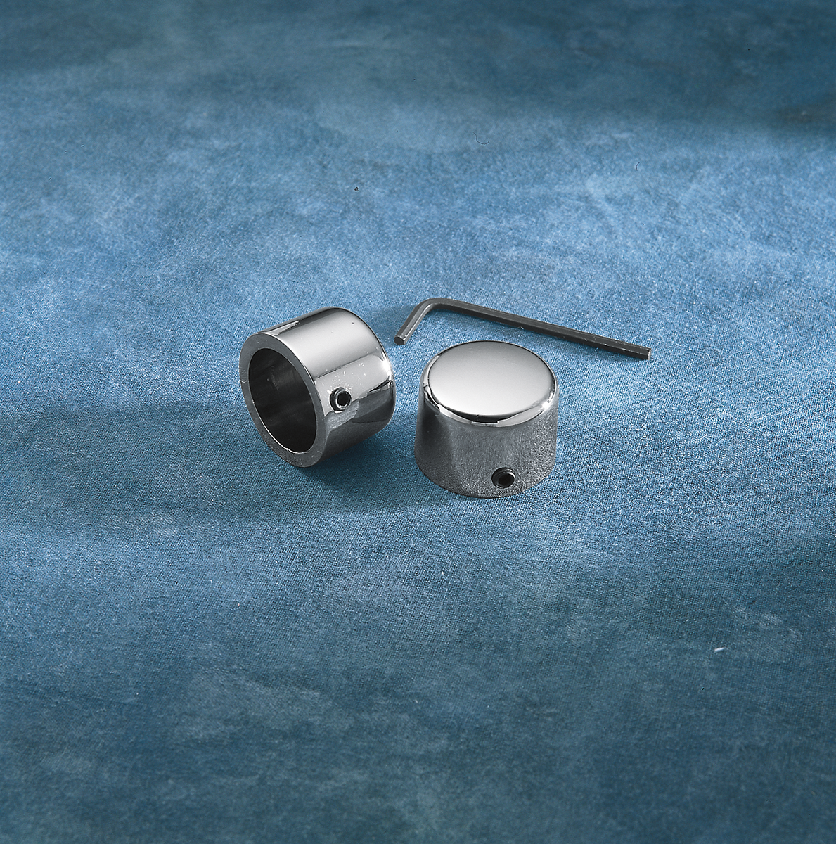 DRAG SPECIALTIES Chrome Handlebar Riser Bolt Caps - FX/XL DS-222879