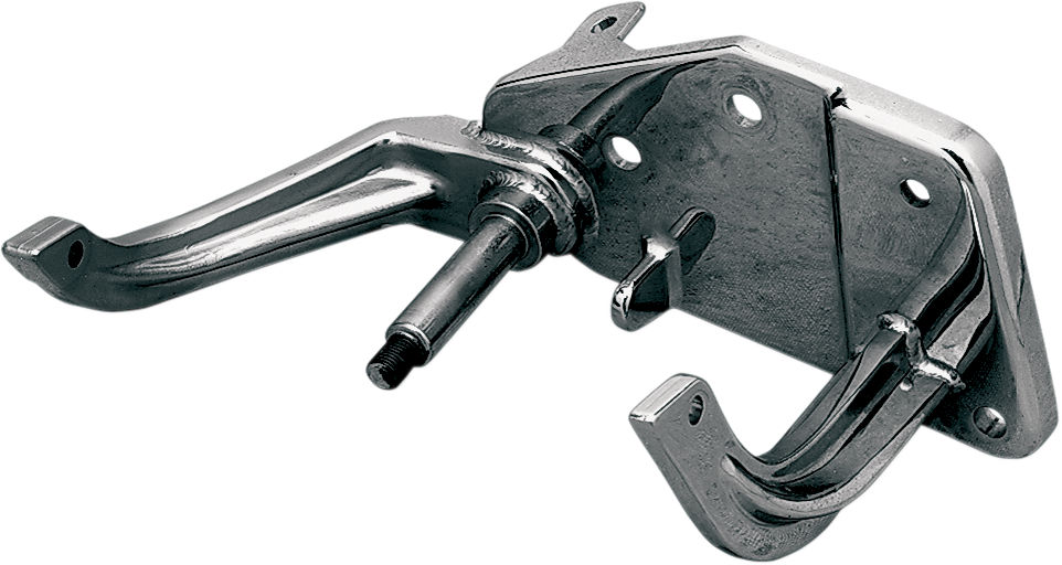 DRAG SPECIALTIES Chrome Rear Brake Lever Mounting Bracket - Brake Backing Plate / Chrome / FLST DS-530605