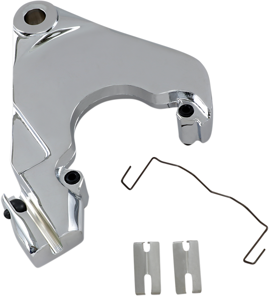 DRAG SPECIALTIES Chrome Rear Caliper Bracket - Caliper Bracket / RR87-99 FXST DS-325493
