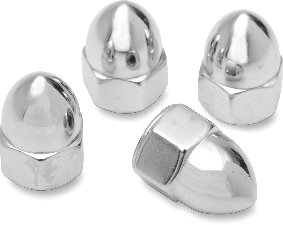 DRAG SPECIALTIES Chrome Ware Acorn Nuts