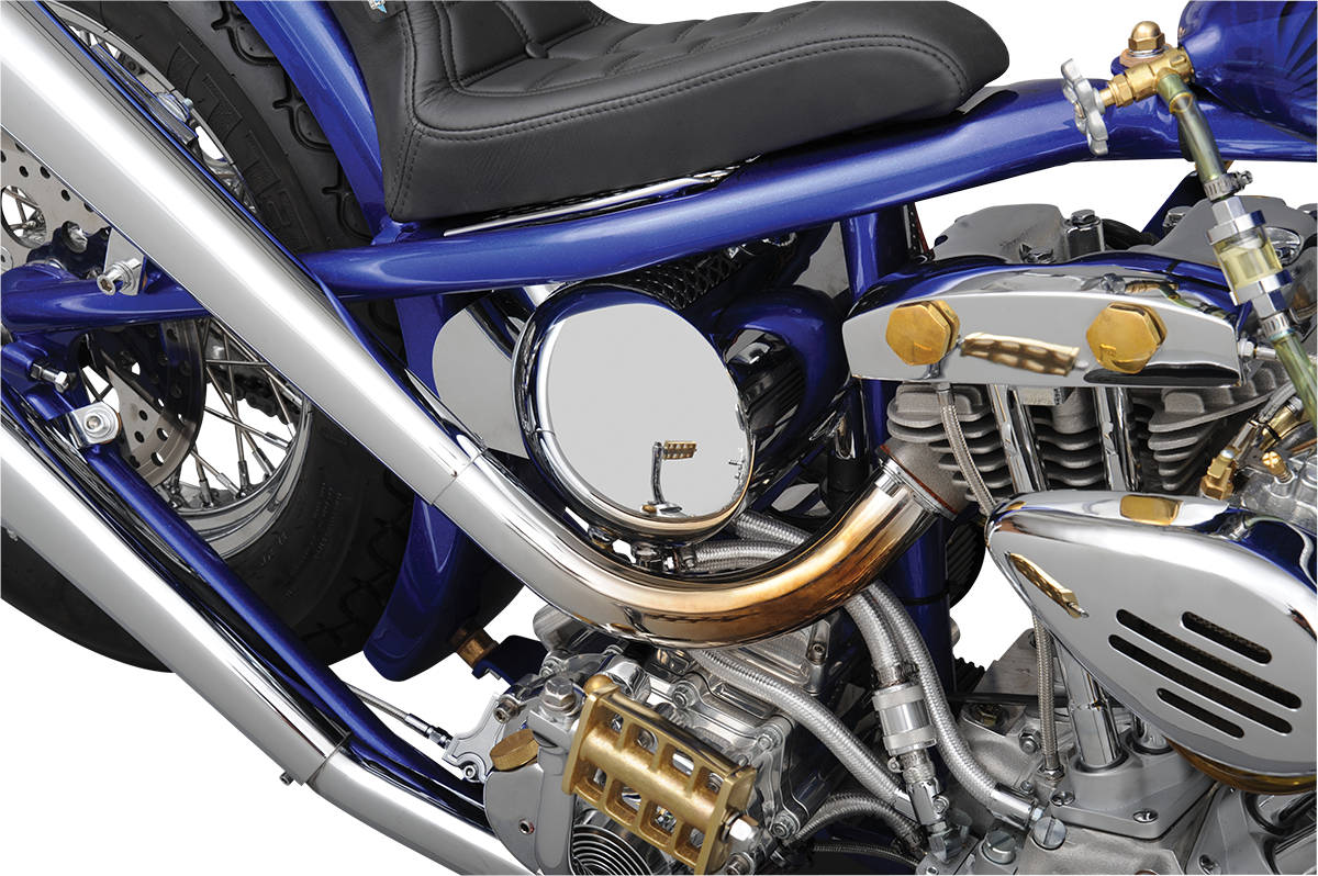 DRAG SPECIALTIES Custom Oil Tank - Center Fill / Softail 0710-0021