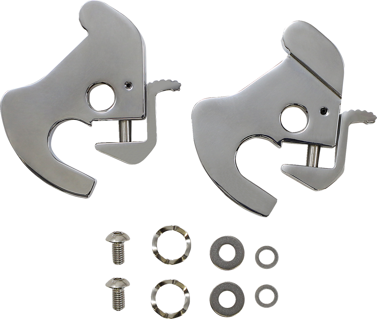 DRAG SPECIALTIES Detachable Latch Kit - Chrome 1501-0743