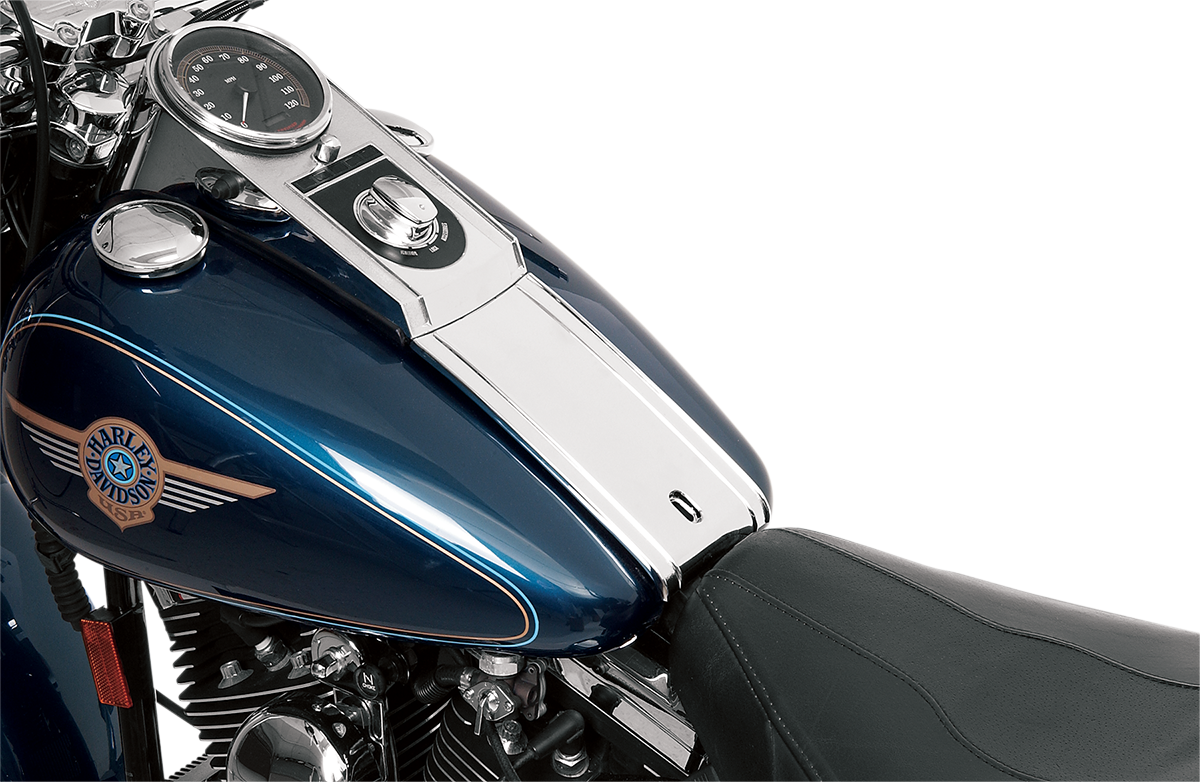 DRAG SPECIALTIES Die-Cast Lower Dash Panel - Dash Panel / Chrome / Harley-Davidson® / Softail/Wide Glide DS-373615