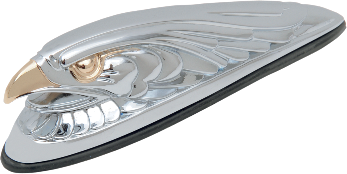 DRAG SPECIALTIES Eagle Head Front Fender Ornament