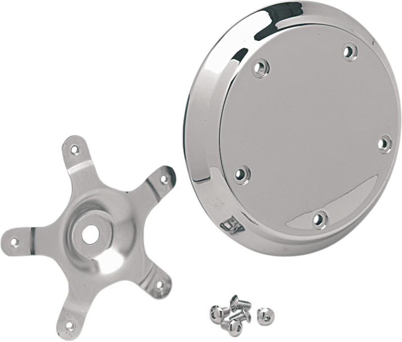 DRAG SPECIALTIES Five-Bolt Domed Air Cleaner Insert - Chrome DS288929