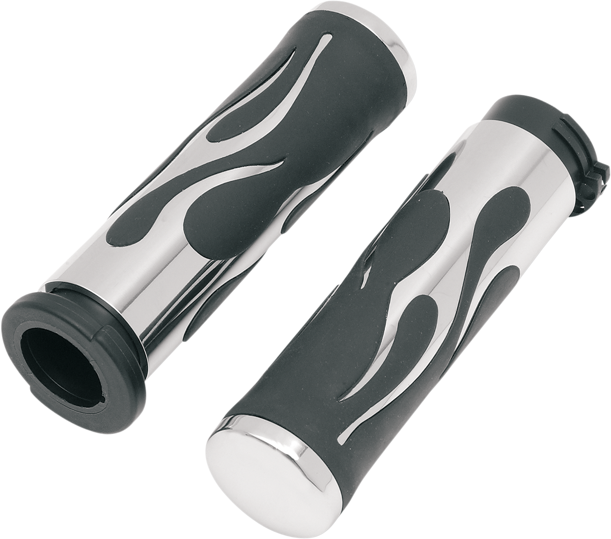 DRAG SPECIALTIES Flamed Grips