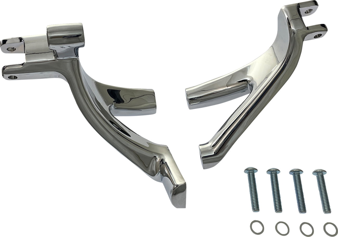 DRAG SPECIALTIES Forward Control Mount - Chrome / FL/FX 1622-0571