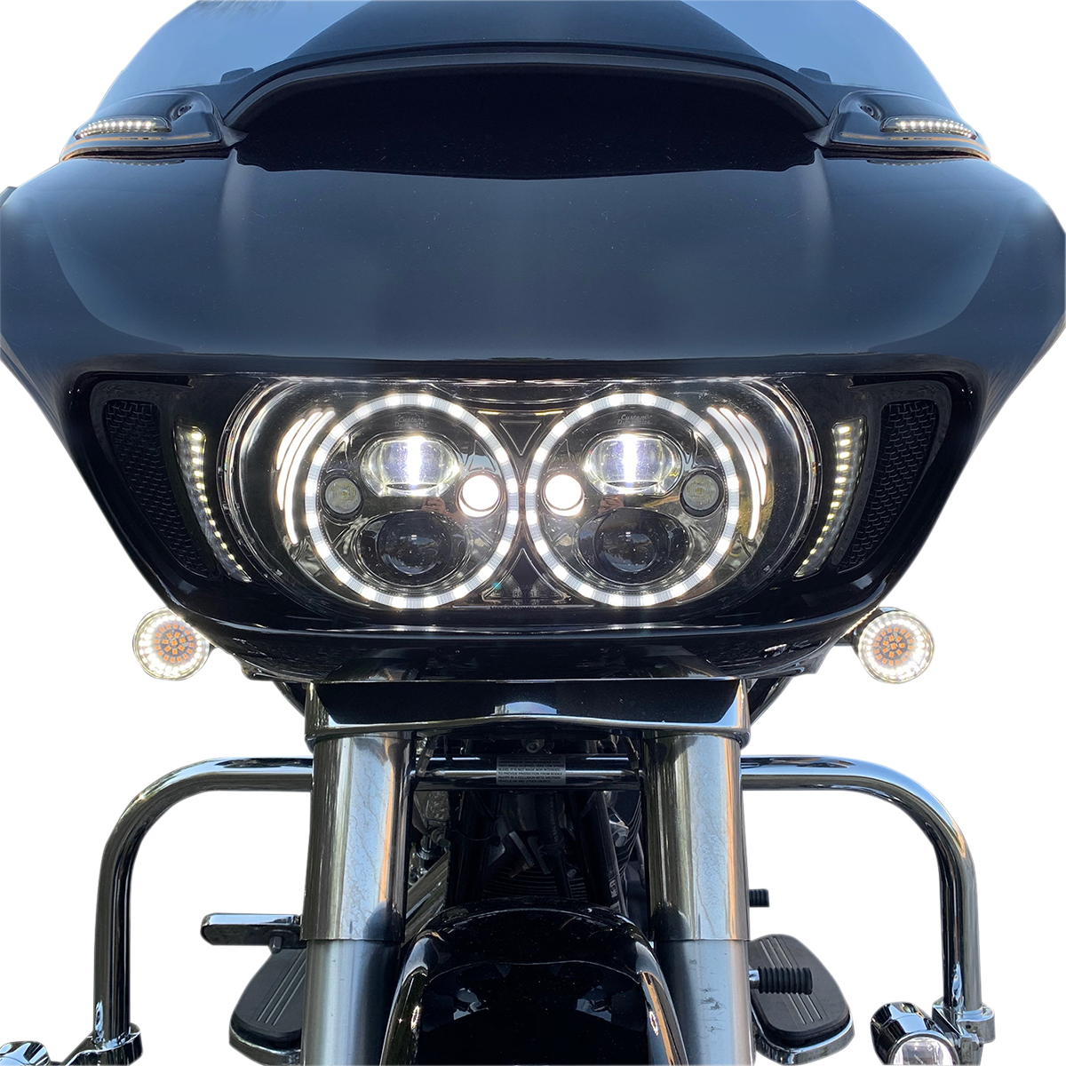 DRAG SPECIALTIES Front Dual Ring Turn Signal Inserts