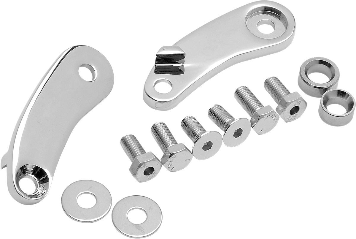 DRAG SPECIALTIES Front Turn Signal Relocation Kit - Mount / Front Turn Signal / '89-'17 2020-0024