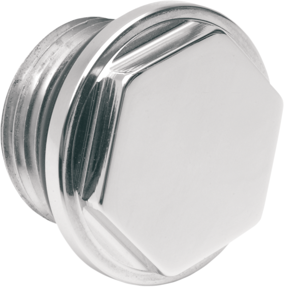 DRAG SPECIALTIES Fuel Tank Outlet Plug - Chrome 0705-0054