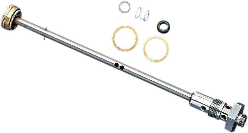 DRAG SPECIALTIES Gas Valve Kit - Gas Valve Shut-Off Rod Kit / Chrome DS-390205