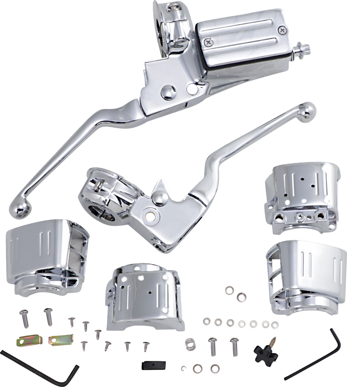 DRAG SPECIALTIES Handlebar Control Kit w/o Switches
