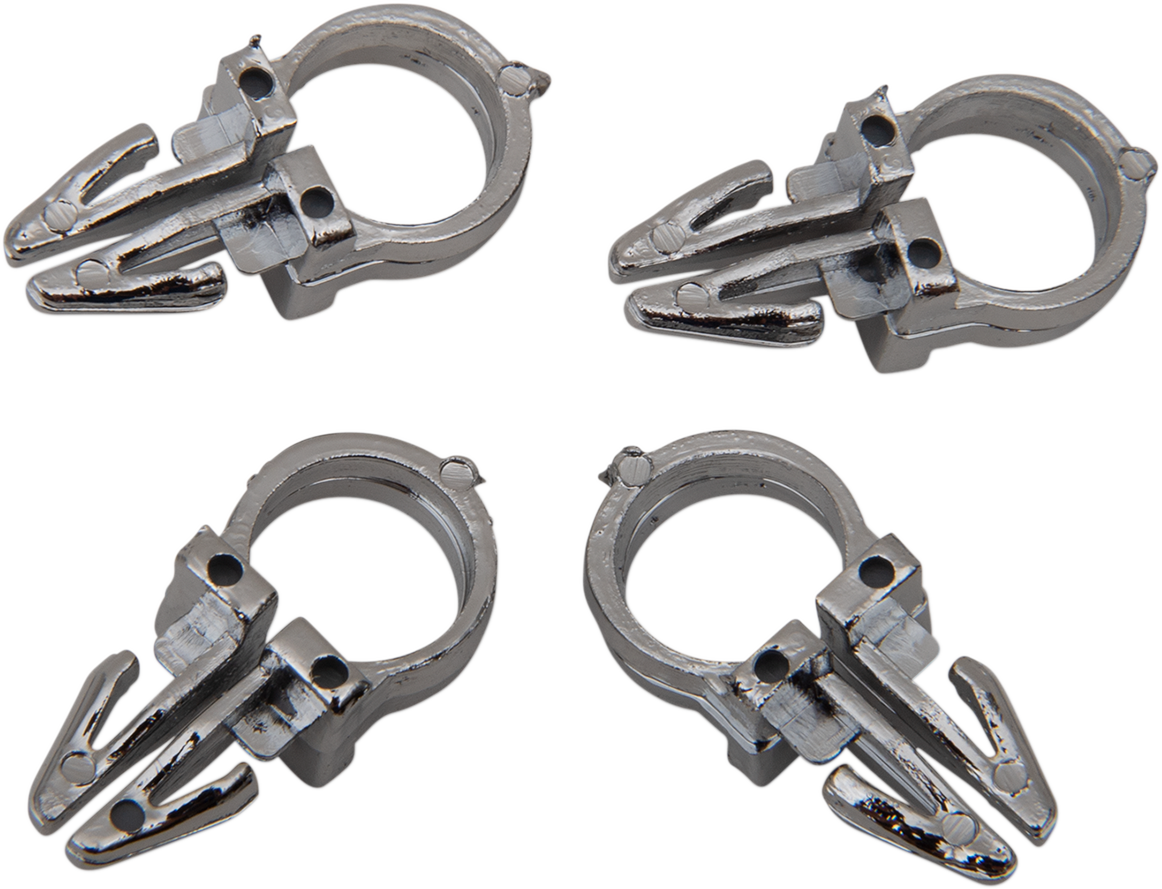 DRAG SPECIALTIES Handlebar Wiring Clips - Handlebar Wiring Clips- 3/8" DS-272333