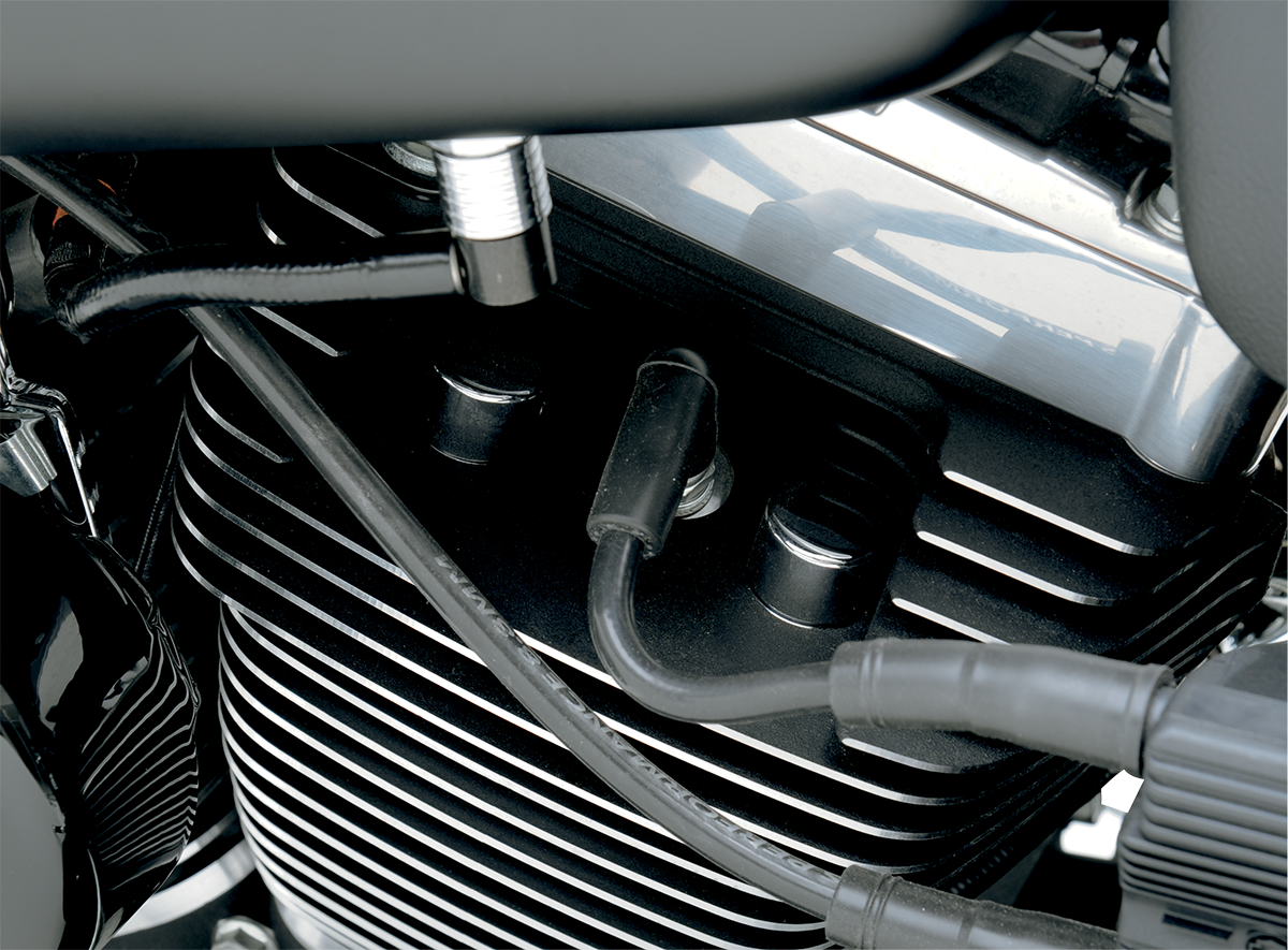 DRAG SPECIALTIES Head Bolt Covers - Chrome / 4 Pack 2402-0073
