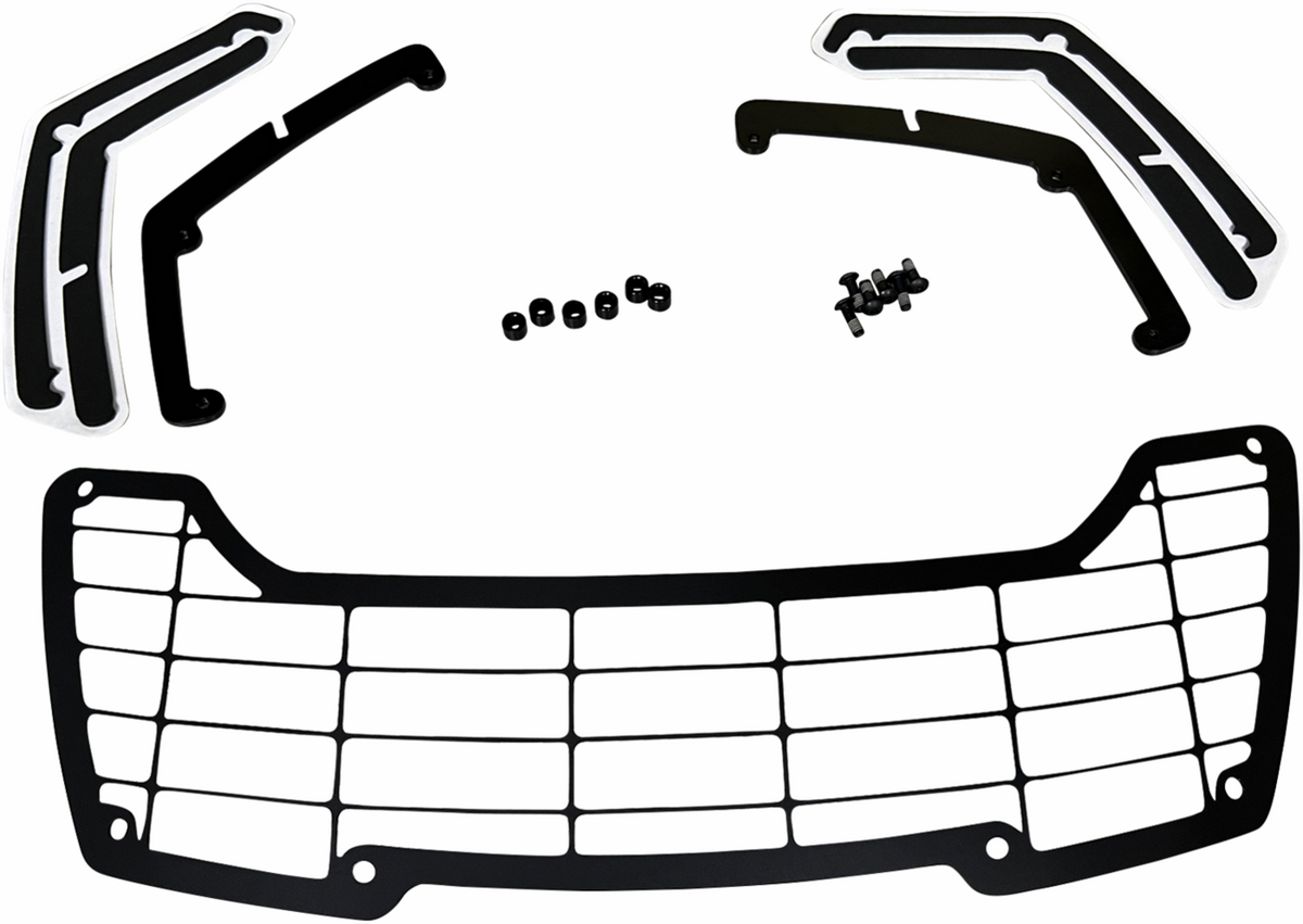 DRAG SPECIALTIES Headlight Guard Kit - Headlight Guard / Black / Pan America 2001-2751