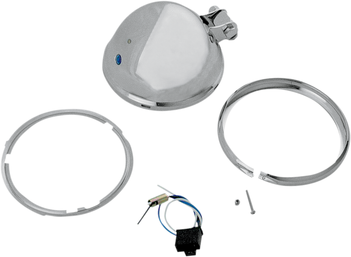 DRAG SPECIALTIES Headlight Shell - Bottom Mount Headlight Shell / 5-3/4" / Chrome DS-280099