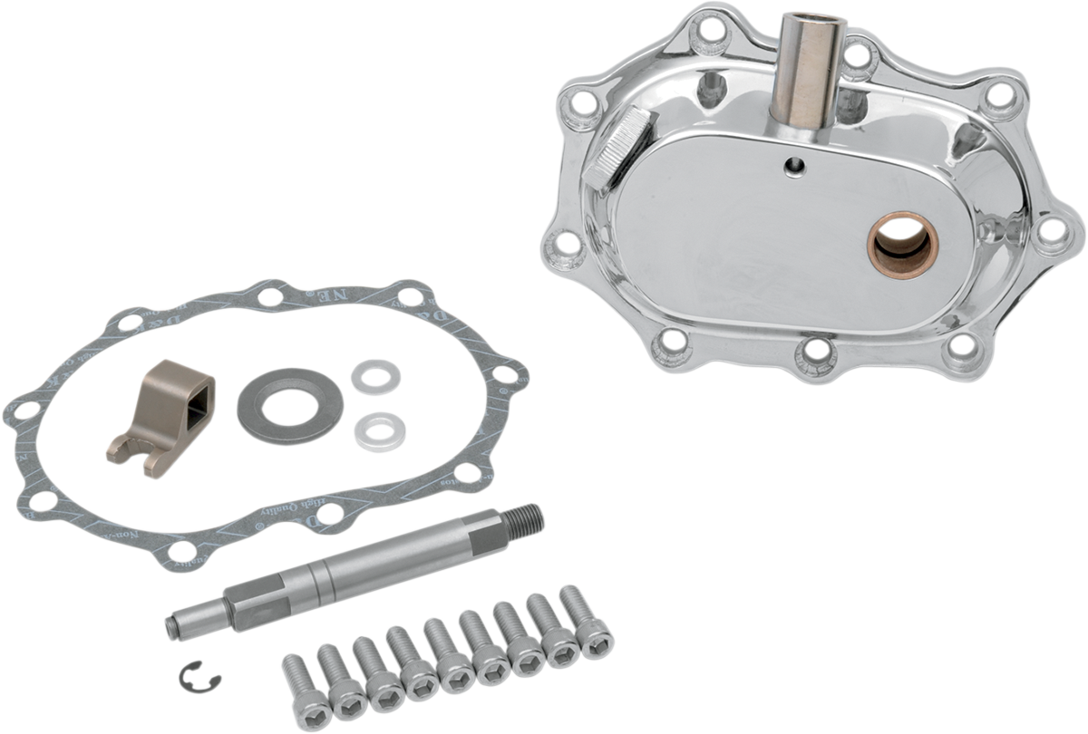 DRAG SPECIALTIES Heavy-Duty Kicker Cover Kit - Kick Starter Cover Kit / Chrome 1105-0041