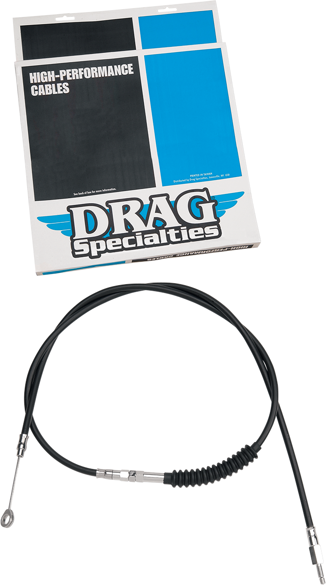 DRAG SPECIALTIES High-Efficiency Black Vinyl Clutch Cable