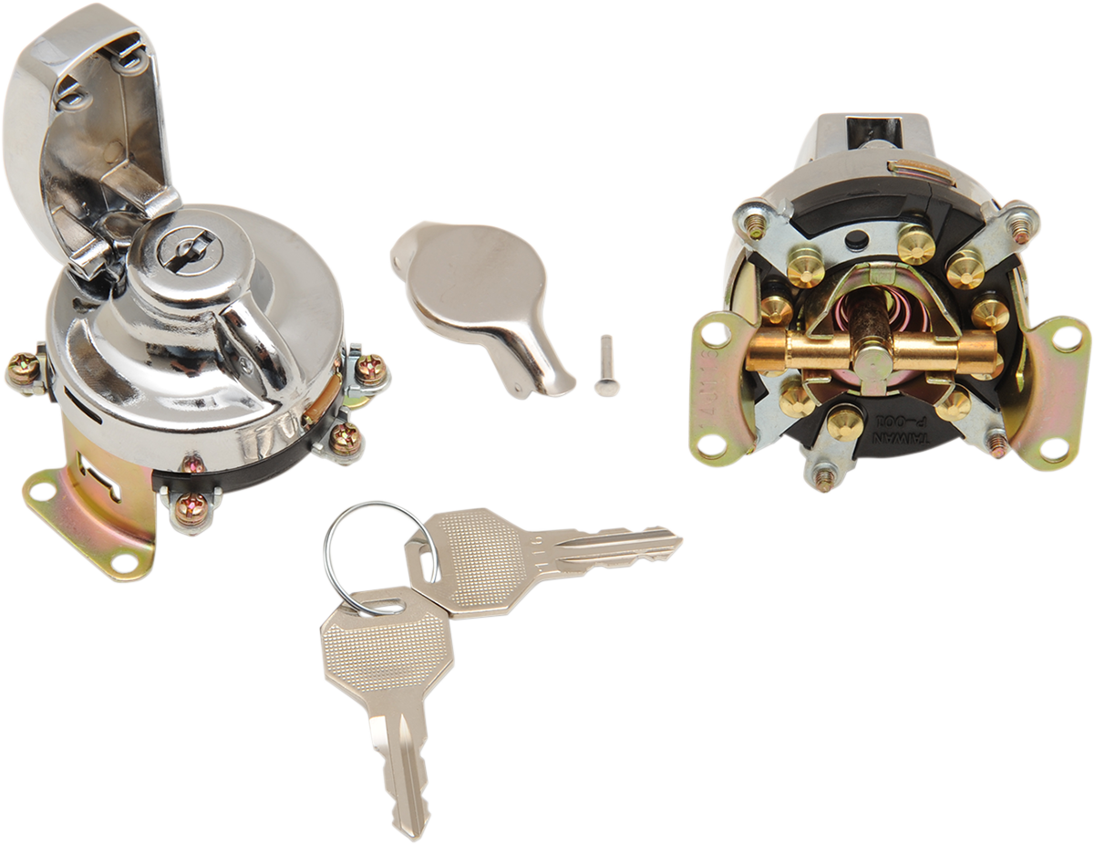 DRAG SPECIALTIES Ignition Switch for Fat Bob Dash, Knuckle/Flat - ignition Switch / '36-'72 Big Twin DS-272097