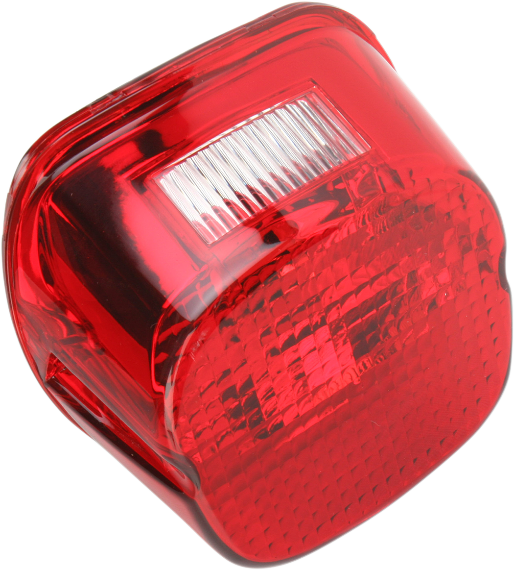 DRAG SPECIALTIES Laydown Taillight Lens with Top Tag Window
