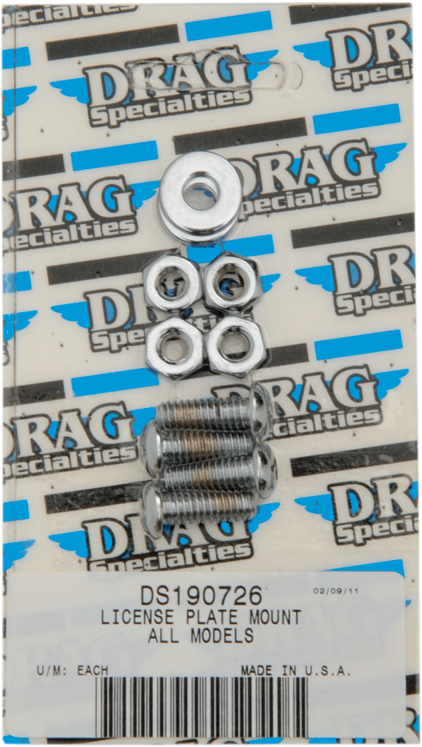 DRAG SPECIALTIES License Plate Mount Bolt Set - Bolt Set / License Plate Mount / Socket-Head DS-190726
