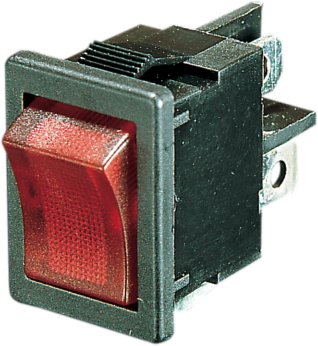 DRAG SPECIALTIES Lighted Rocker Switch - Rocker Switch / Red / On/Off DS-272147