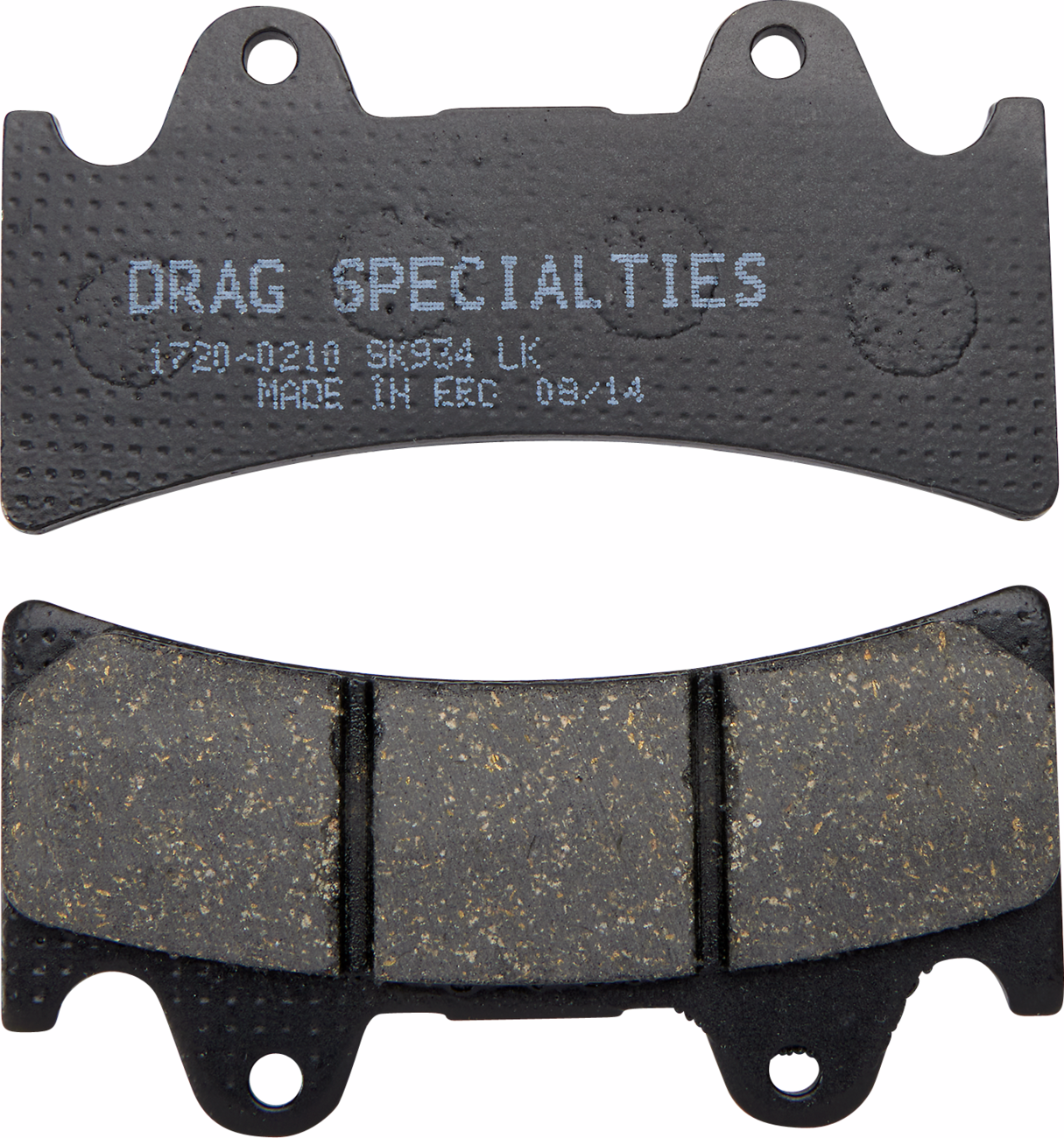 DRAG SPECIALTIES Organic Brake Pads - 6 Piston Caliper 1720-0210
