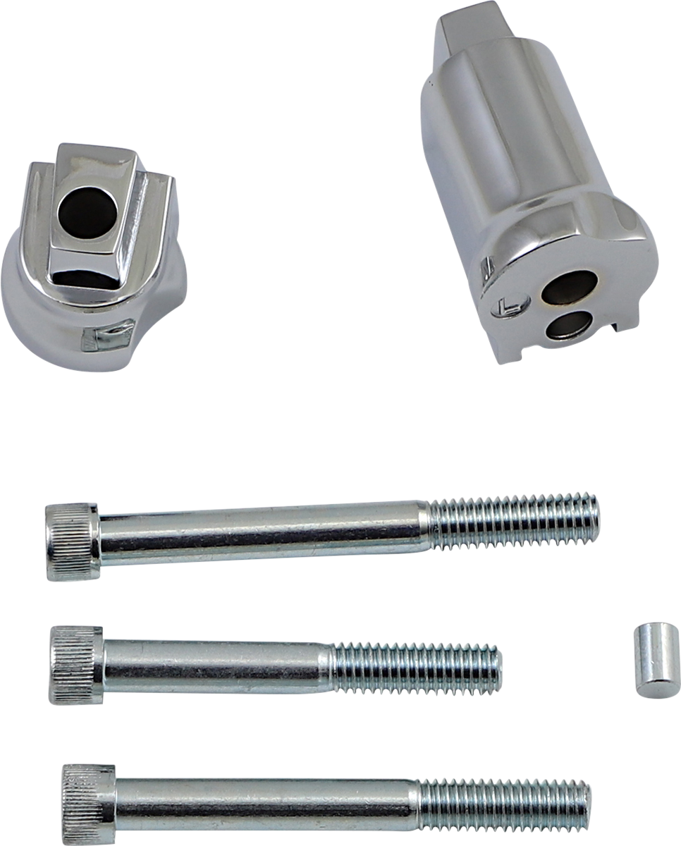 DRAG SPECIALTIES Passenger Floorboard Mount - Support Bracket for Passenger Floorboard Mount / Chrome 1621-1004