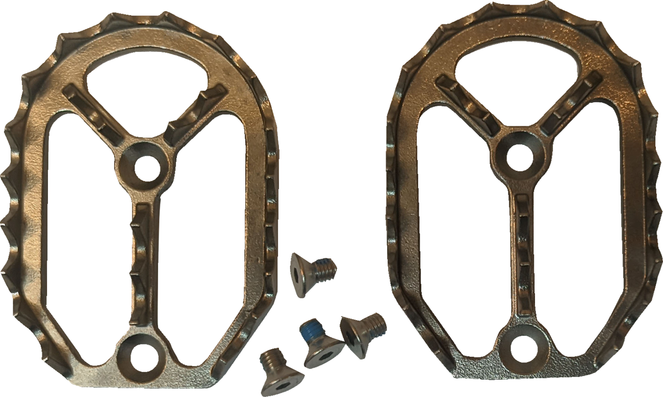 DRAG SPECIALTIES Qualifier Foot Rest - Teeth and Screws 1620-2486