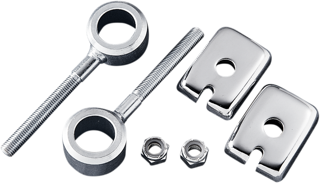 DRAG SPECIALTIES Rear Axle Adjuster Assembly - Axle Adjuster Assembly / Rear / '73-'96 Harley-Davidson DS-195063