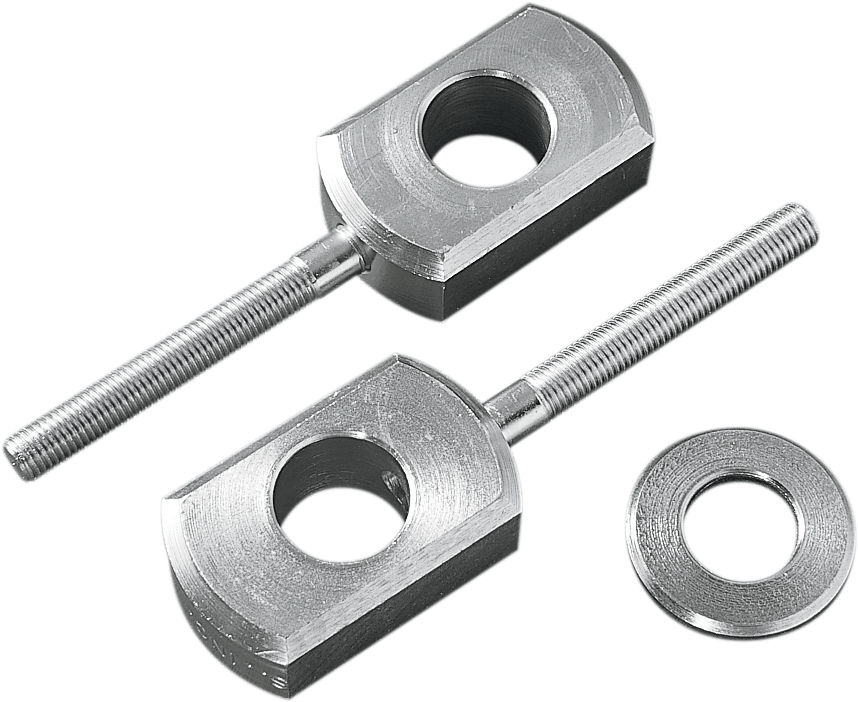 DRAG SPECIALTIES Rear Axle Block Adjusters - Axle Block Adjuster / Rear DS-195104