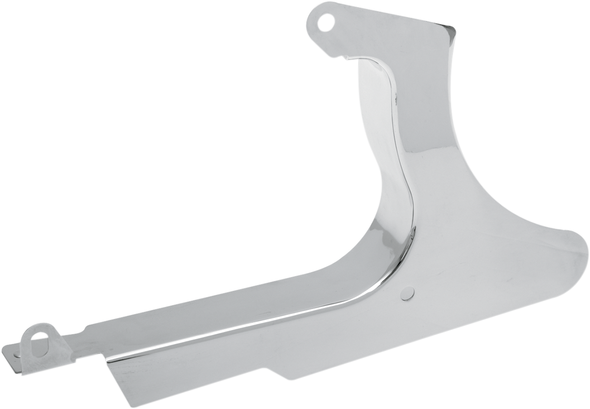 DRAG SPECIALTIES Rear Belt Guard - Lower Belt Guard / '00-'05 FXST, '00-'06 FLST / Chrome 1202-0070