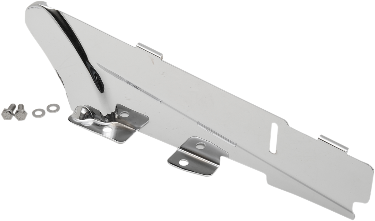 DRAG SPECIALTIES Rear Belt Guard - Lower Belt Guard / '07-'17 FXD/FXDWG/FLD / Chrome 1202-0107