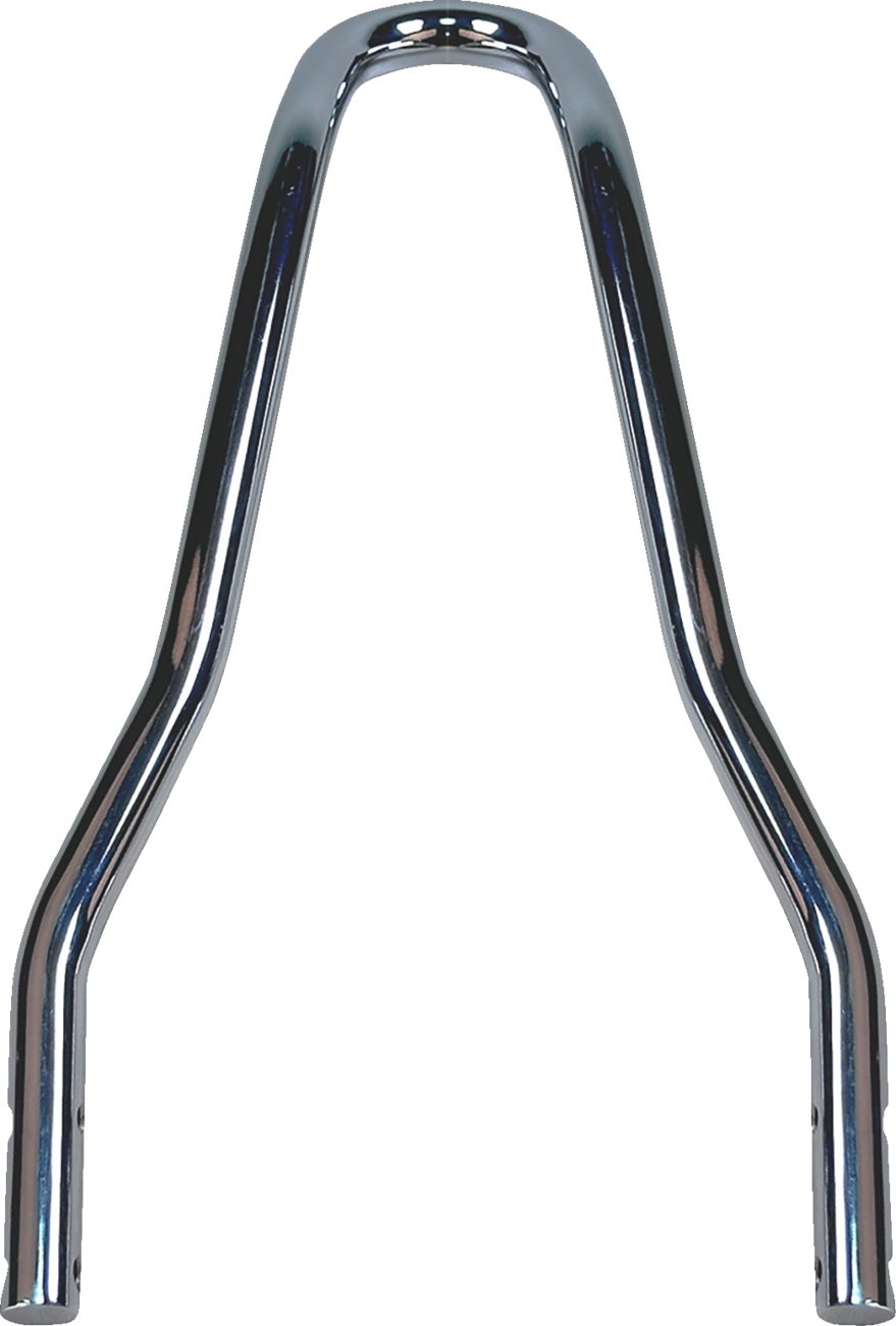 DRAG SPECIALTIES Round Sissy Bar - Sissy Bar / Chrome / 13"H x 7.5"W 1501-0768
