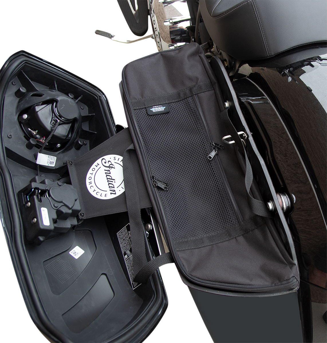 DRAG SPECIALTIES SEATS Indian Saddlebag Liners - 3501-1646