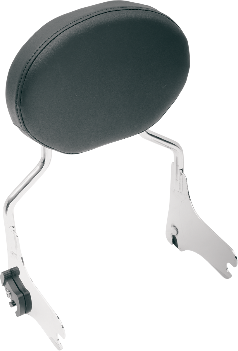 DRAG SPECIALTIES SEATS Leather Oval Sissy Bar Pad - Oval Sissy Bar Pad / Smooth / FL '97-'22 0822-0118