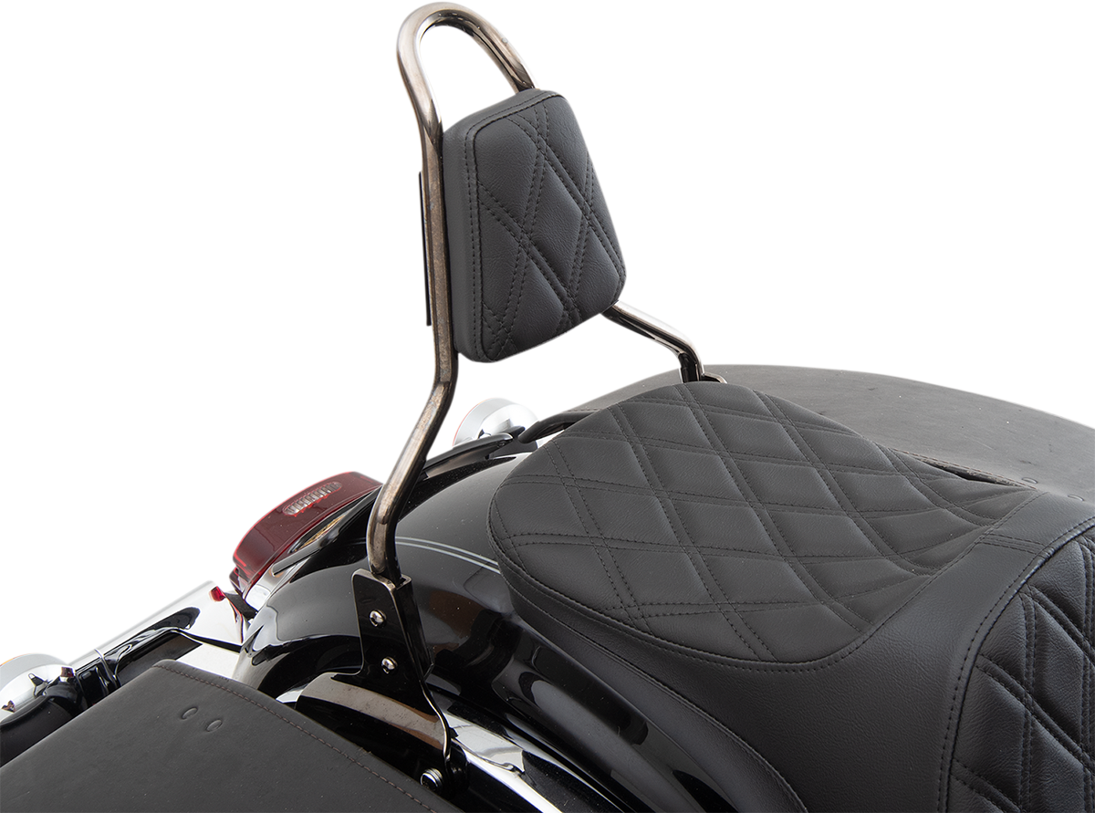 DRAG SPECIALTIES SEATS Tapered Backrest Pad for Round Sissy Bars