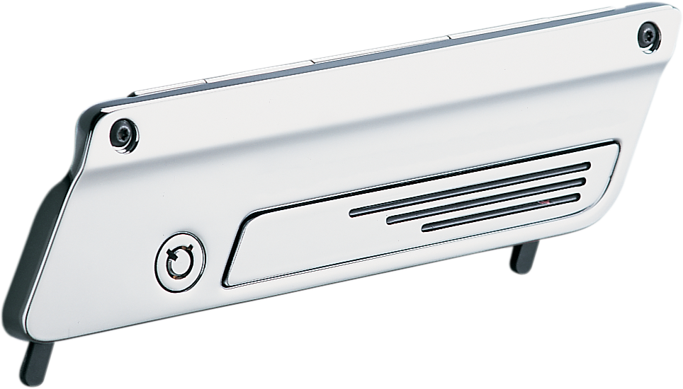 DRAG SPECIALTIES Saddlebag Latch Inserts - Saddlebag Latch Insert / Chrome / FLT/FLH '93-'13 3501-0013