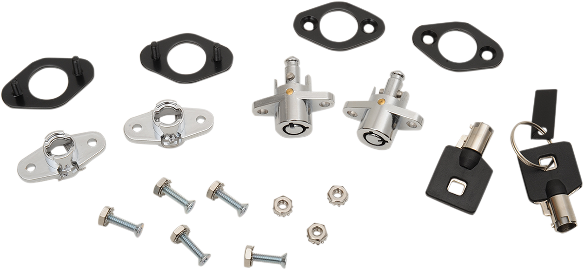 DRAG SPECIALTIES Saddlebag Lock Kit - Saddlebag Soft Lock / Universal 3501-1179