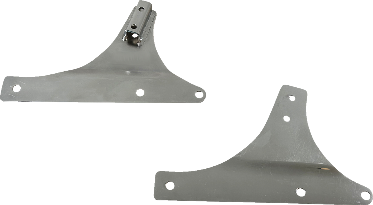 DRAG SPECIALTIES Sissy Bar Side Plates - Side Plates / Chrome 1504-0115