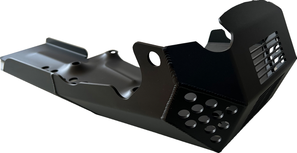 DRAG SPECIALTIES Skid Plate Aluminum - Skid Plate / Black / Pan America 0530-1685