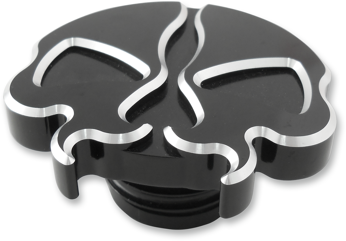 DRAG SPECIALTIES Split Skull Gas Cap — Non-Vented