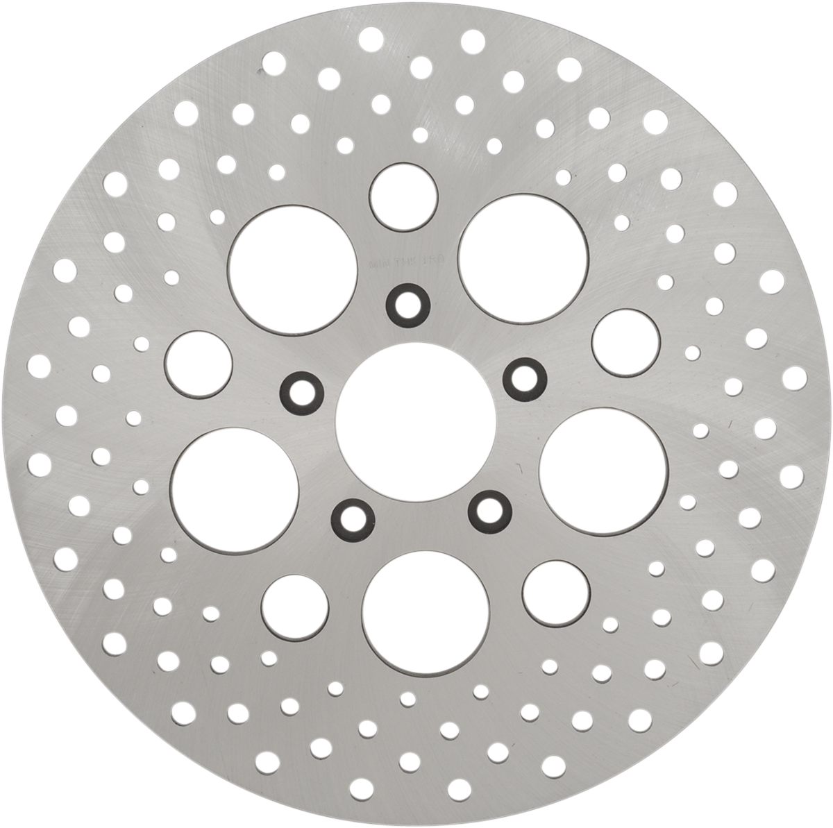 DRAG SPECIALTIES Stainless Steel Drilled Brake Rotor