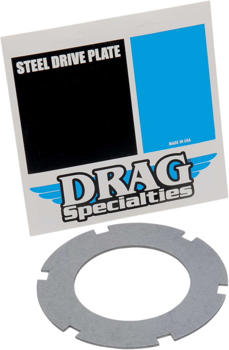 DRAG SPECIALTIES Steel Drive Plates - Steel Plate / '41-E'84 Big Twin 1131-0437