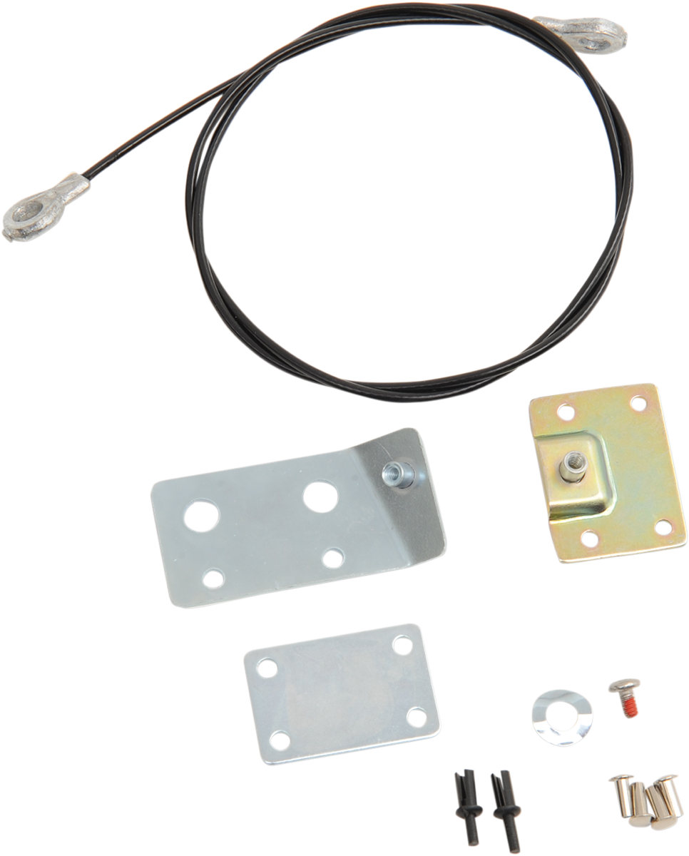 DRAG SPECIALTIES Tour-Pak® Hardware Tether Kit - FL '87-'13 3516-0193