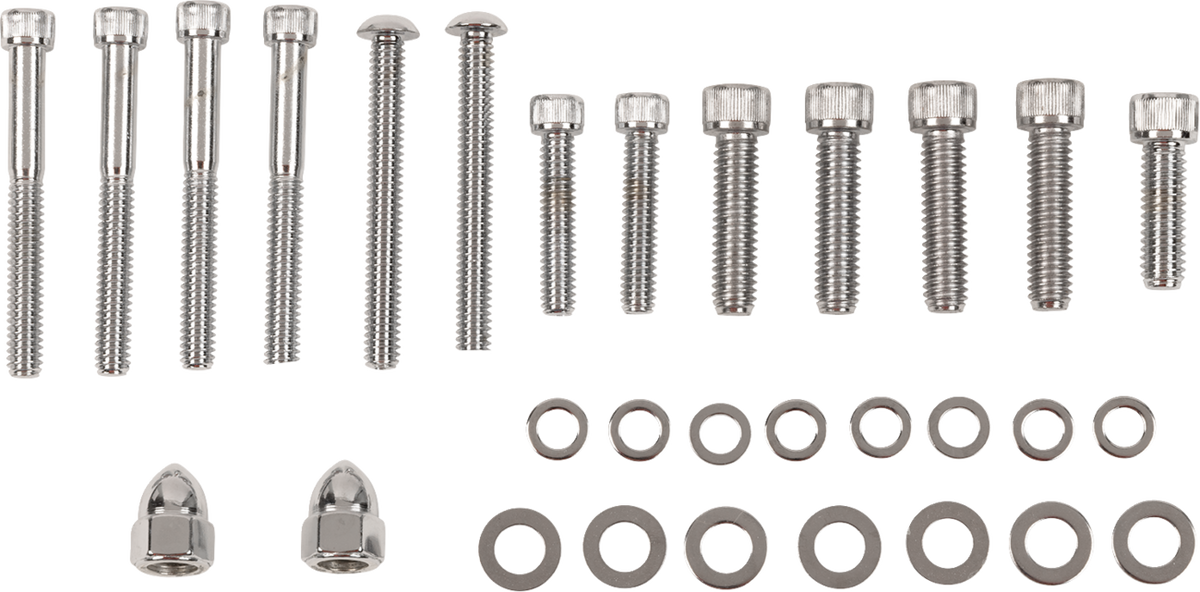 DRAG SPECIALTIES Transmission End Cover and Bearing Support Plate Bolt Set