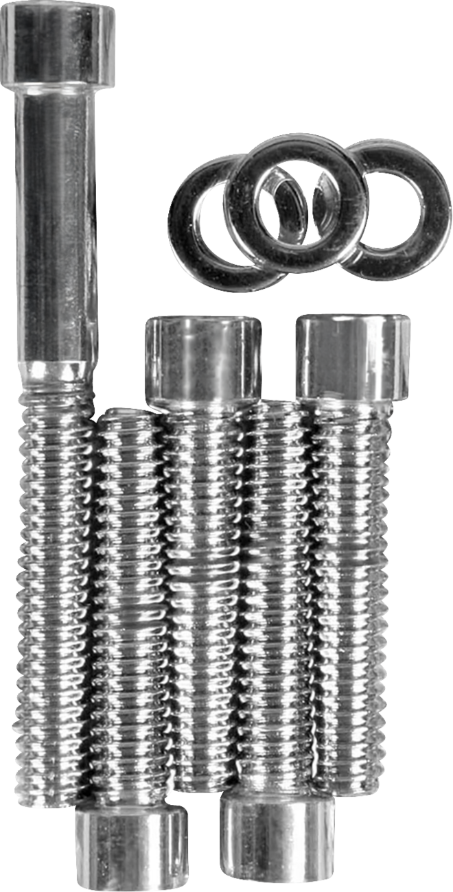 DRAG SPECIALTIES Transmission Top Cover Bolt Set - Bolt Set / Transmission Top Cover / Knurled/Socket-Head DS-190395S