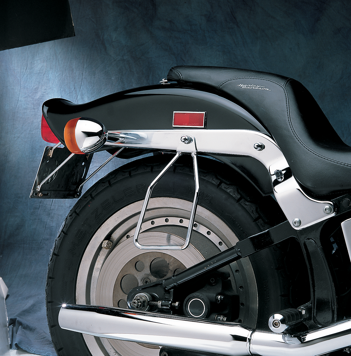 DRAG SPECIALTIES Universal Saddlebag Hard Mount Kit - Saddlebag Supports / For Single Bolt Mount / FXST/FLST '84-'99 DS-110848