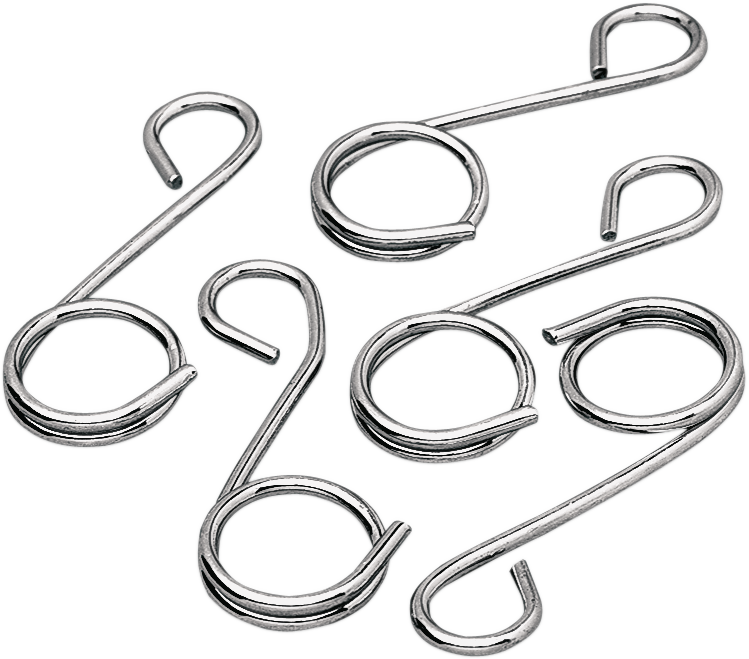 DRAG SPECIALTIES Wire Fuel Line Guides - 5-Pack DS-110225