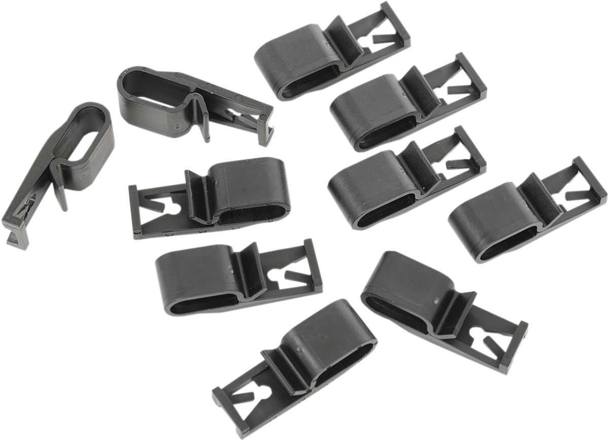 DRAG SPECIALTIES Wiring Clip - Wiring Clips / 10PK / Harley Davidson 2120-0625